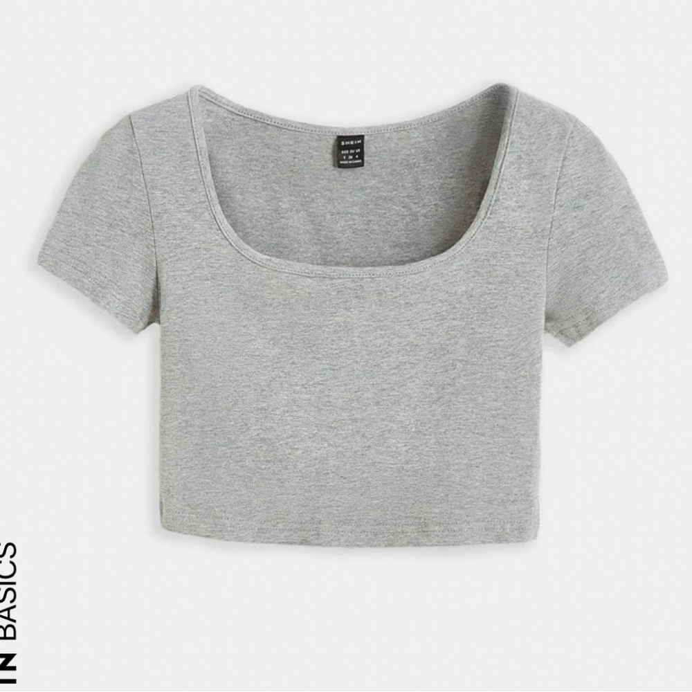 Square neck from SHEIN nice quality Plain casual.